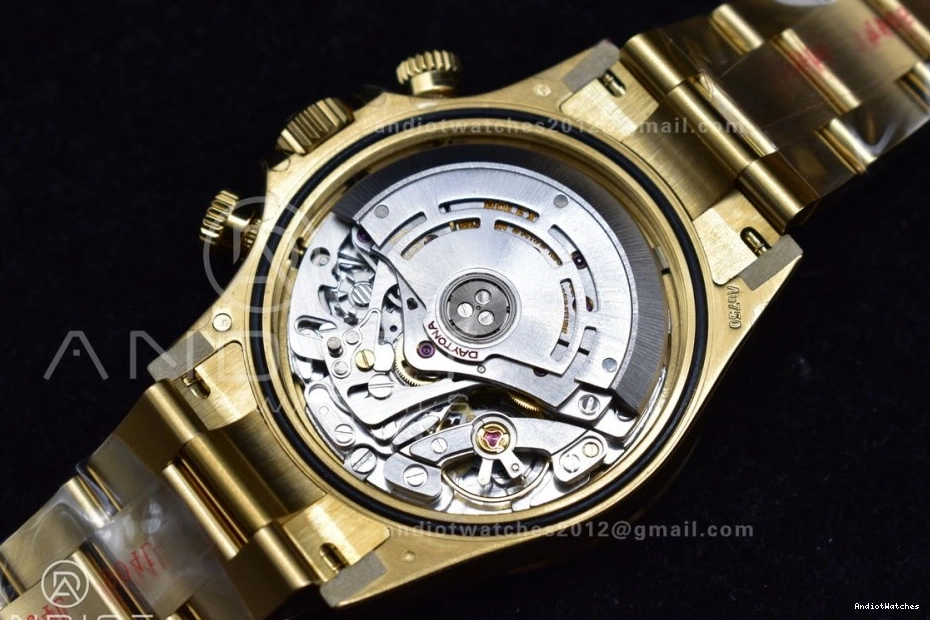 on Best Clean YG 415 V 116505 SA4130 Edition 1:1 Bracelet Daytona Dial Black Vibrant 0307